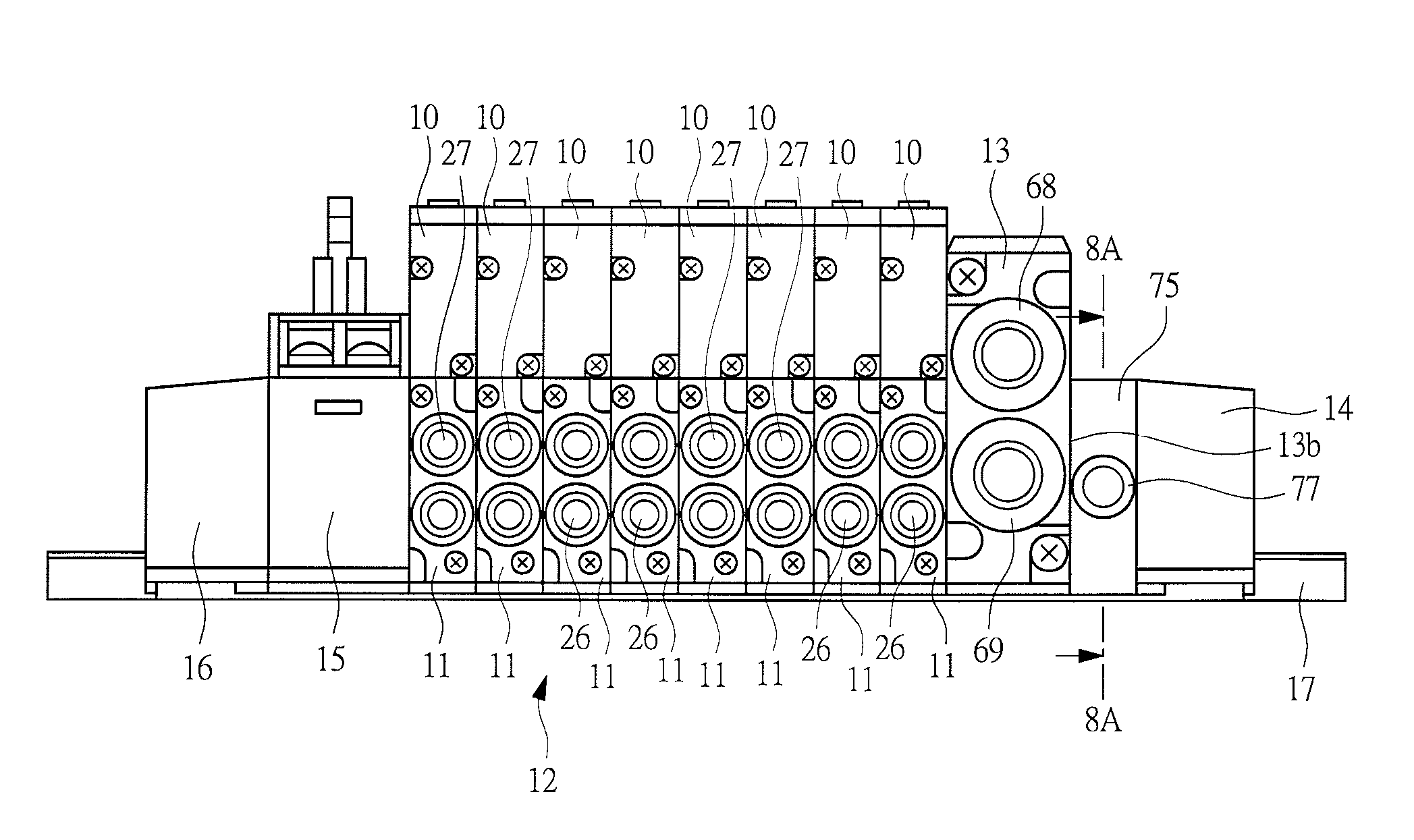 Manifold solenoid valve