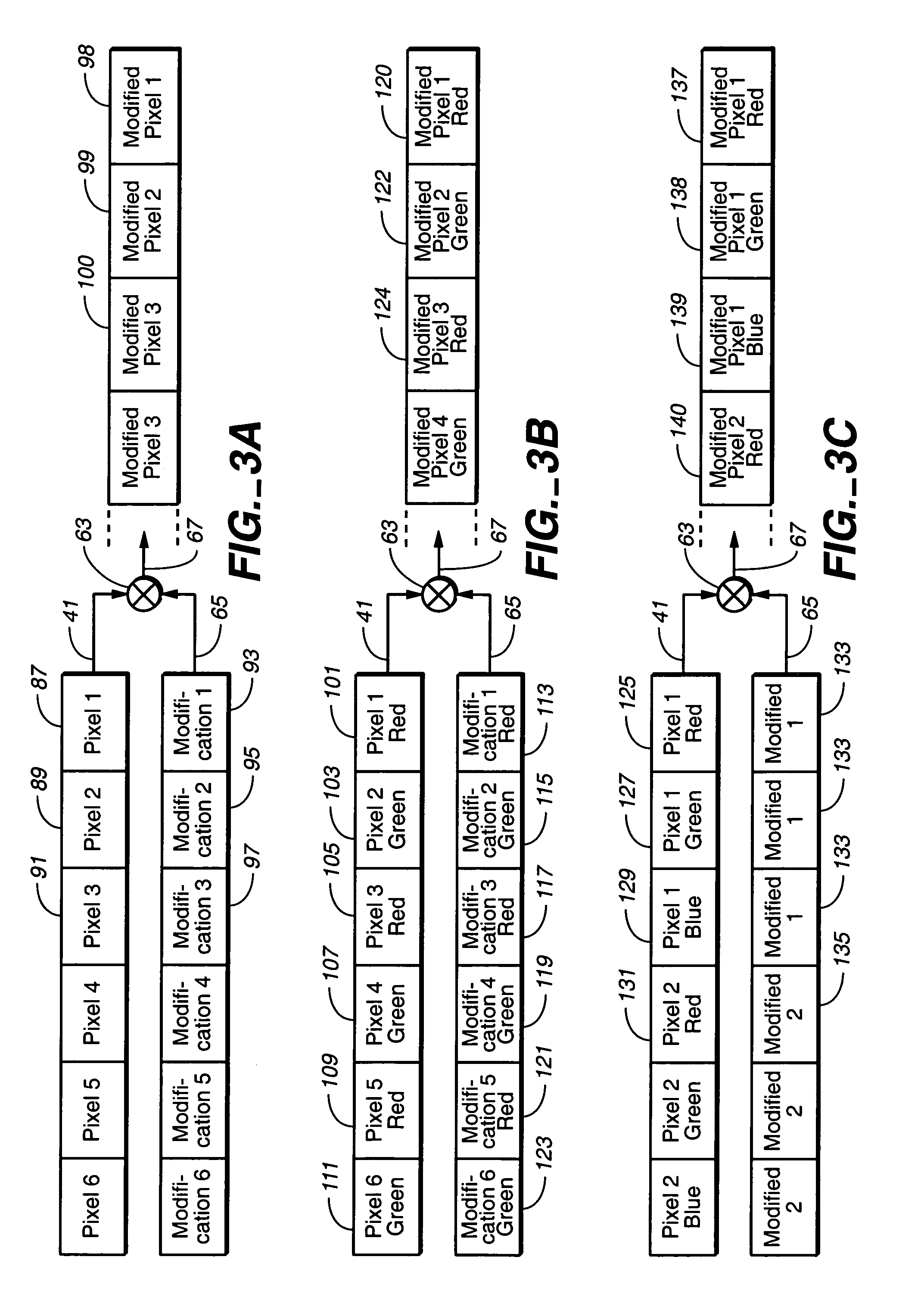 Techniques for modifying image field data as a function of radius across the image field