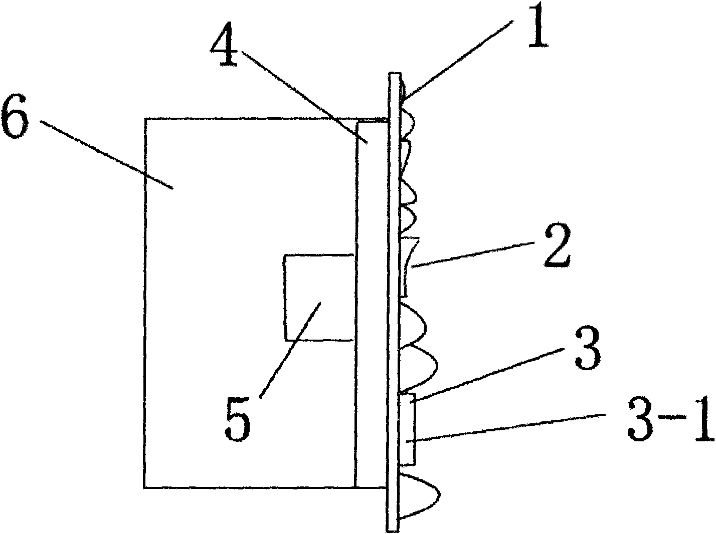 Embossed panel of switch socket