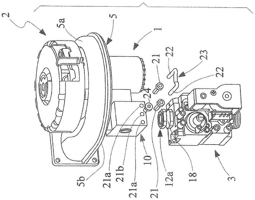 An air-gas mixer device for premix burner equipment