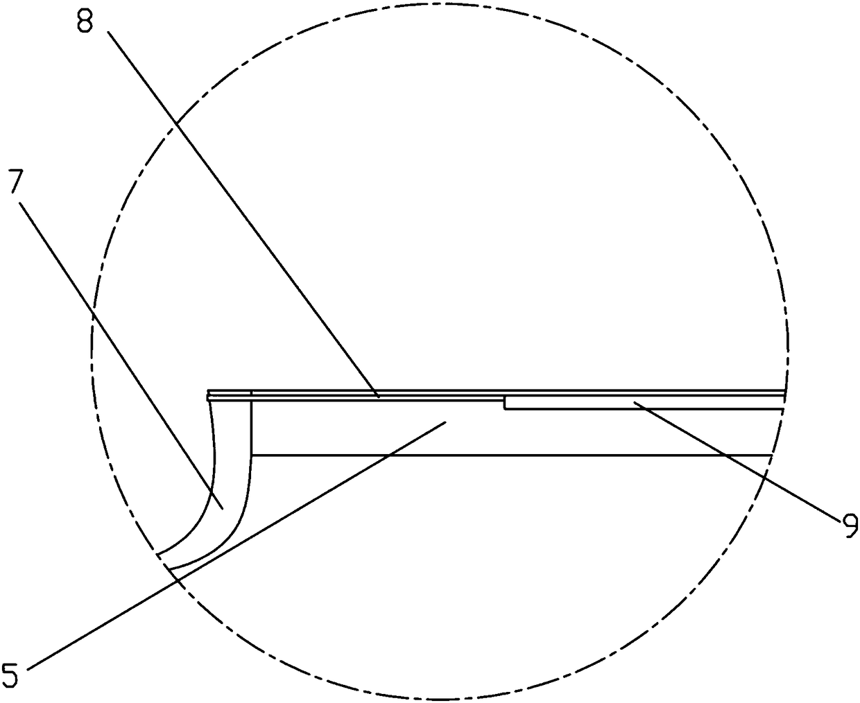 Surgical tumor specimen collecting device