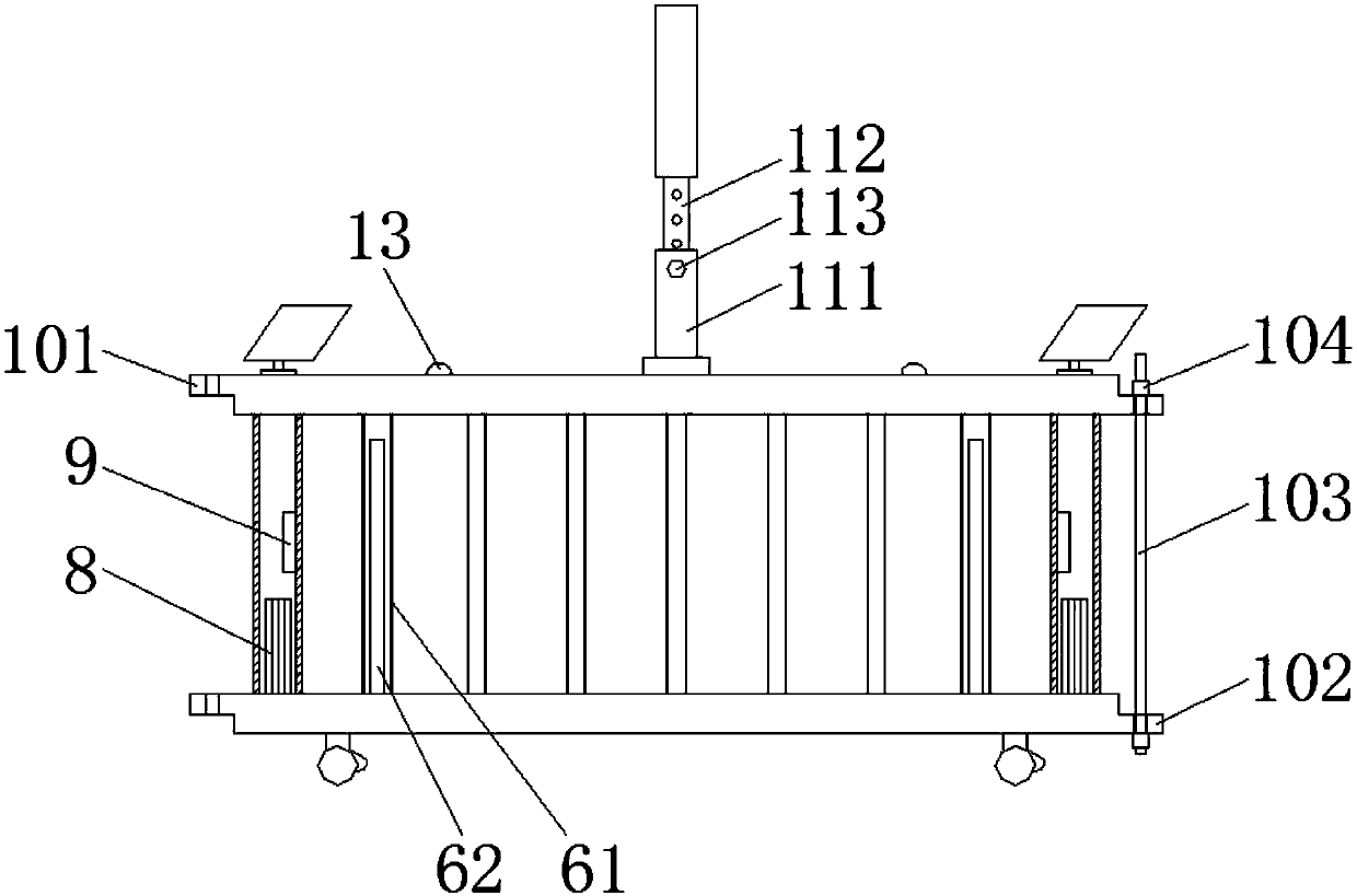 Traffic guardrail convenient to assemble and move