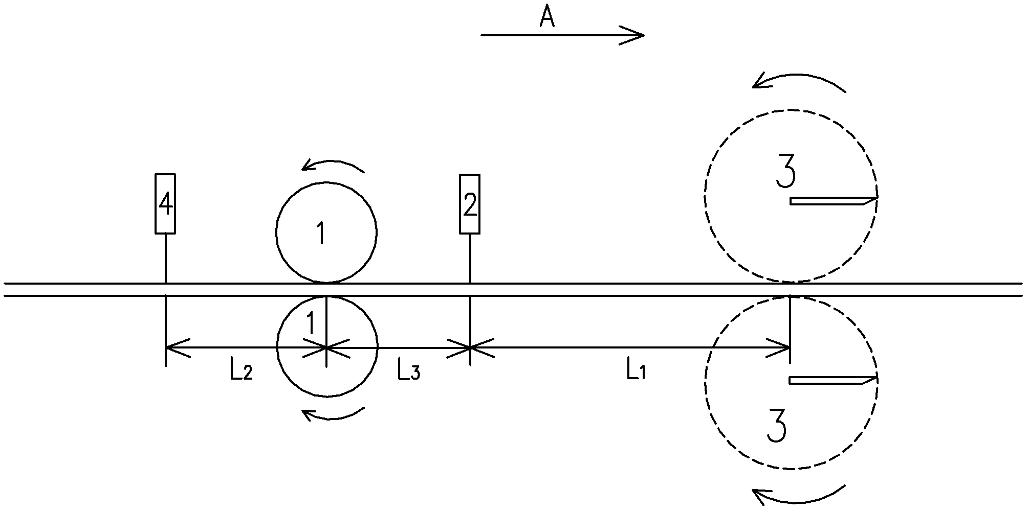 Control method for flying shear tail-shearing of rod wire