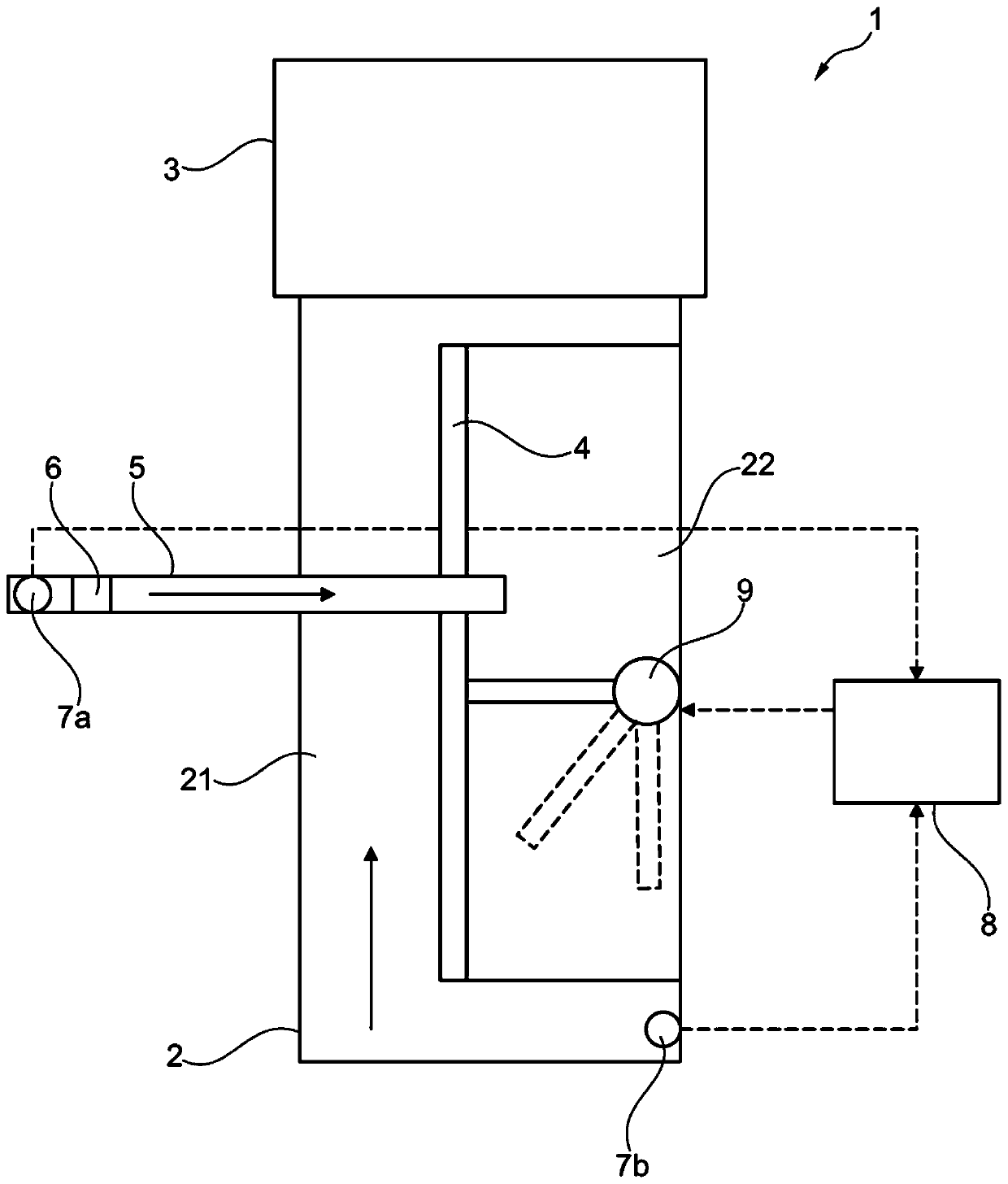 Arrangement for recirculating exhaust gas