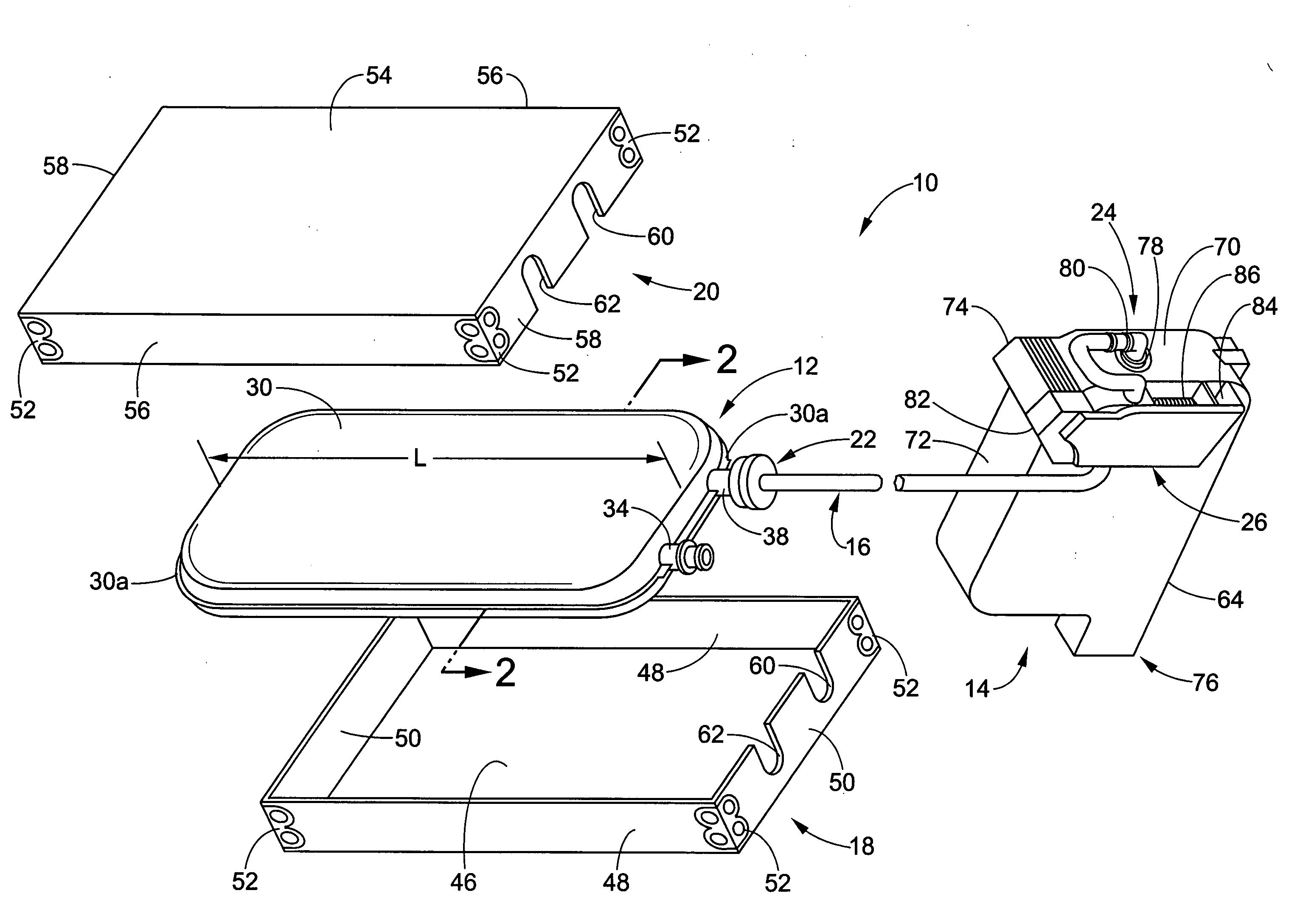 Ink delivery system for the continuous refill of ink jet cartridges