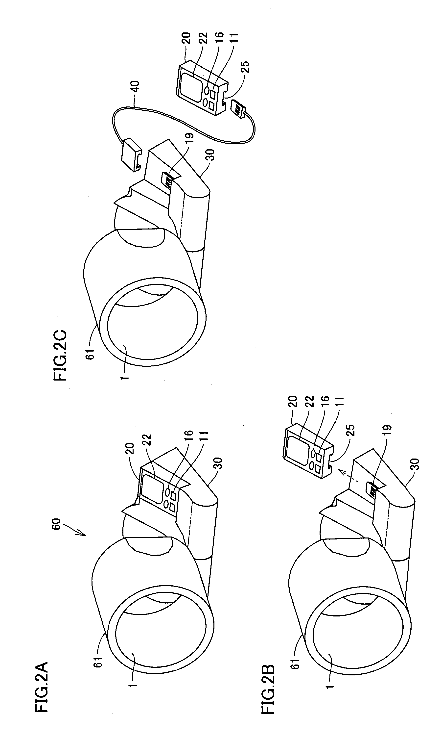 Blood pressure measurement device storing measurement data