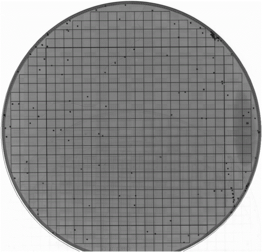 Transparent material defect analysis method