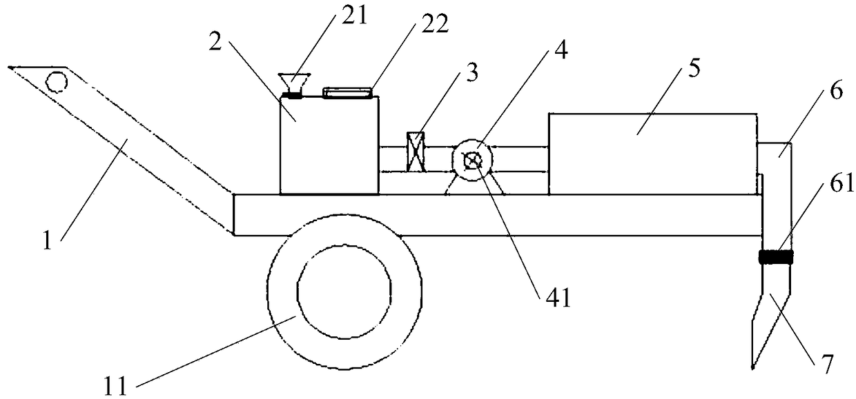 Micro mobile soil steam sterilization device