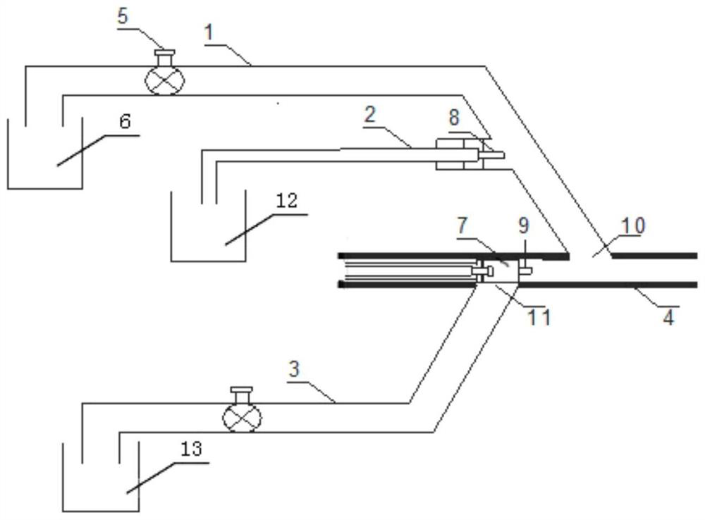 High-water-pressure super-large-diameter underwater shield tunnel double-liquid grouting slurry, process and application