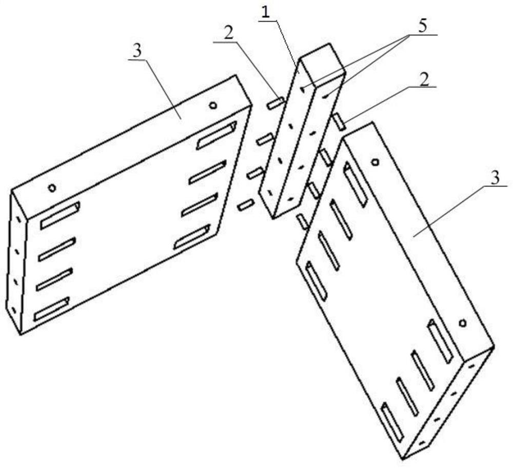 An embedded socket bolt connecting column node