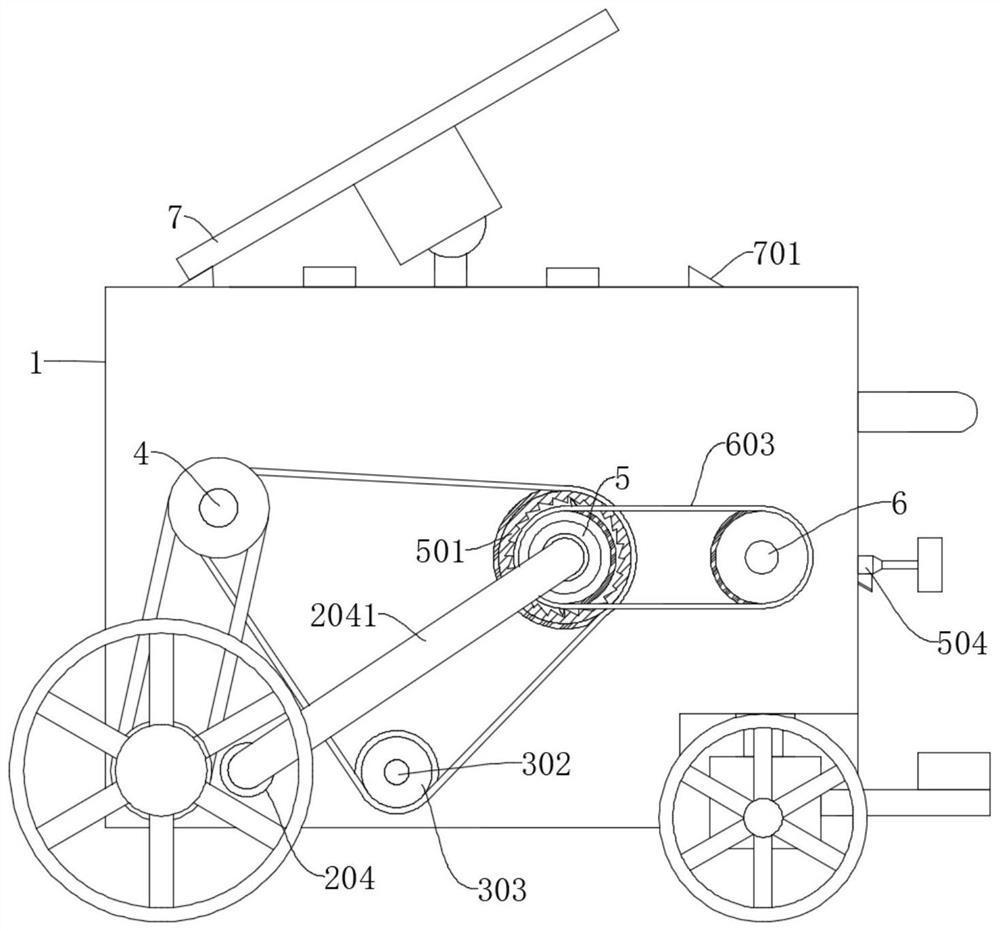 Astragalus membranaceus cultivation irrigation device