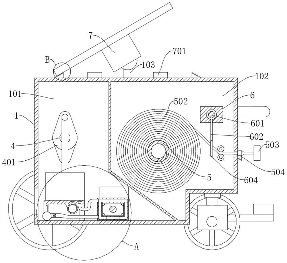 Astragalus membranaceus cultivation irrigation device