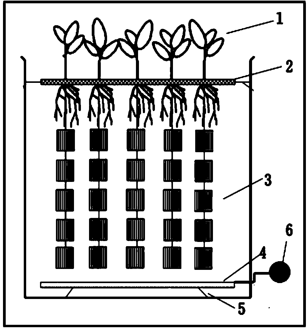 Micro-aeration enhanced ecological floating bed sewage treatment device