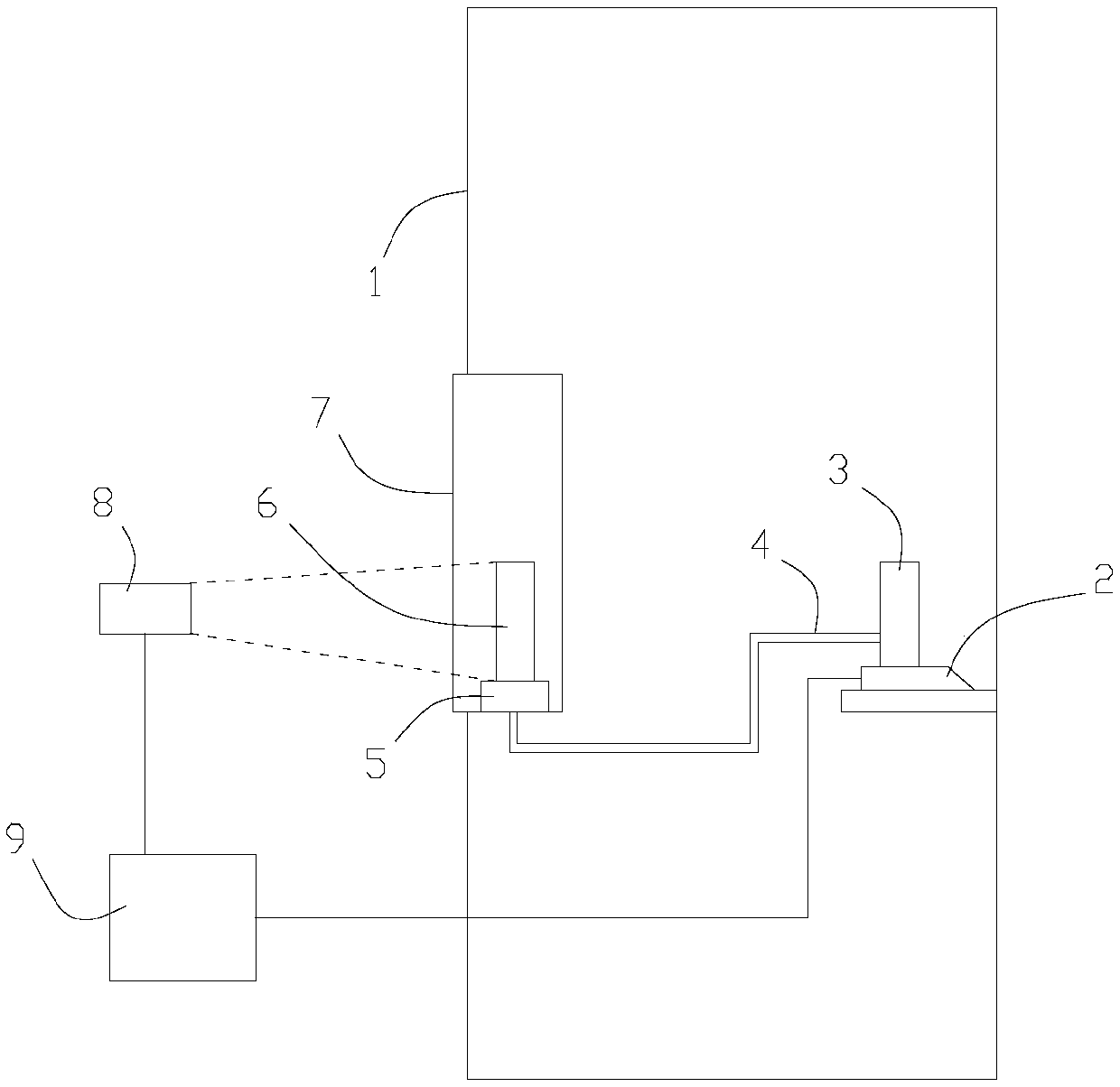 Identification method for moisture wetting front in rock and soil medium, and verification system thereof