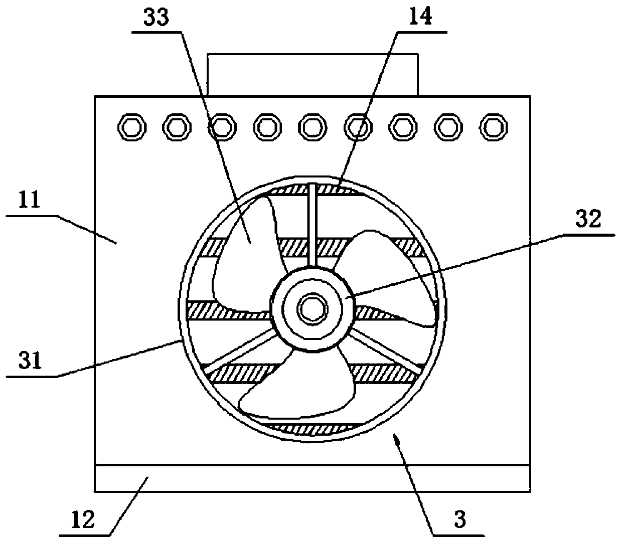 Meat drying device for food processing