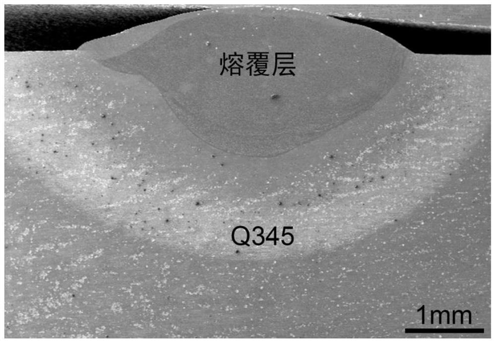 Iron-based welding wire for laser cladding and preparation method thereof