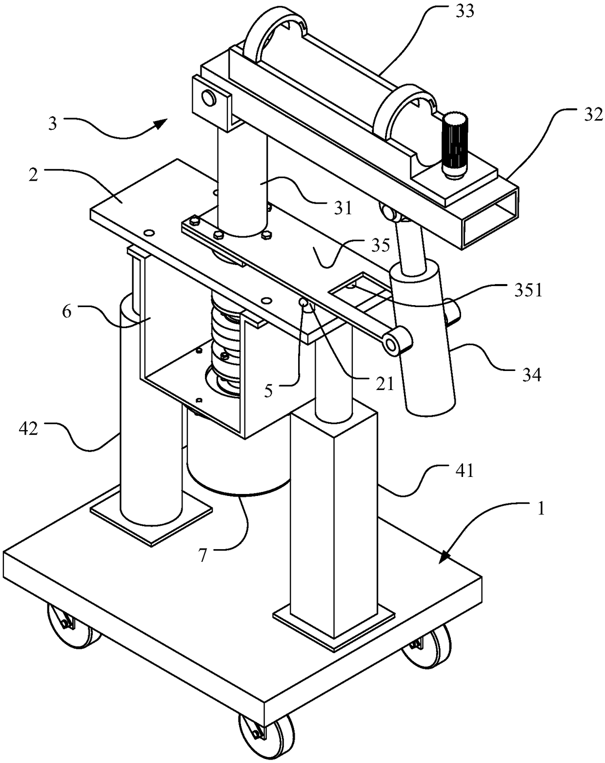 Medical instrument for rehabilitation training of shoulder joint