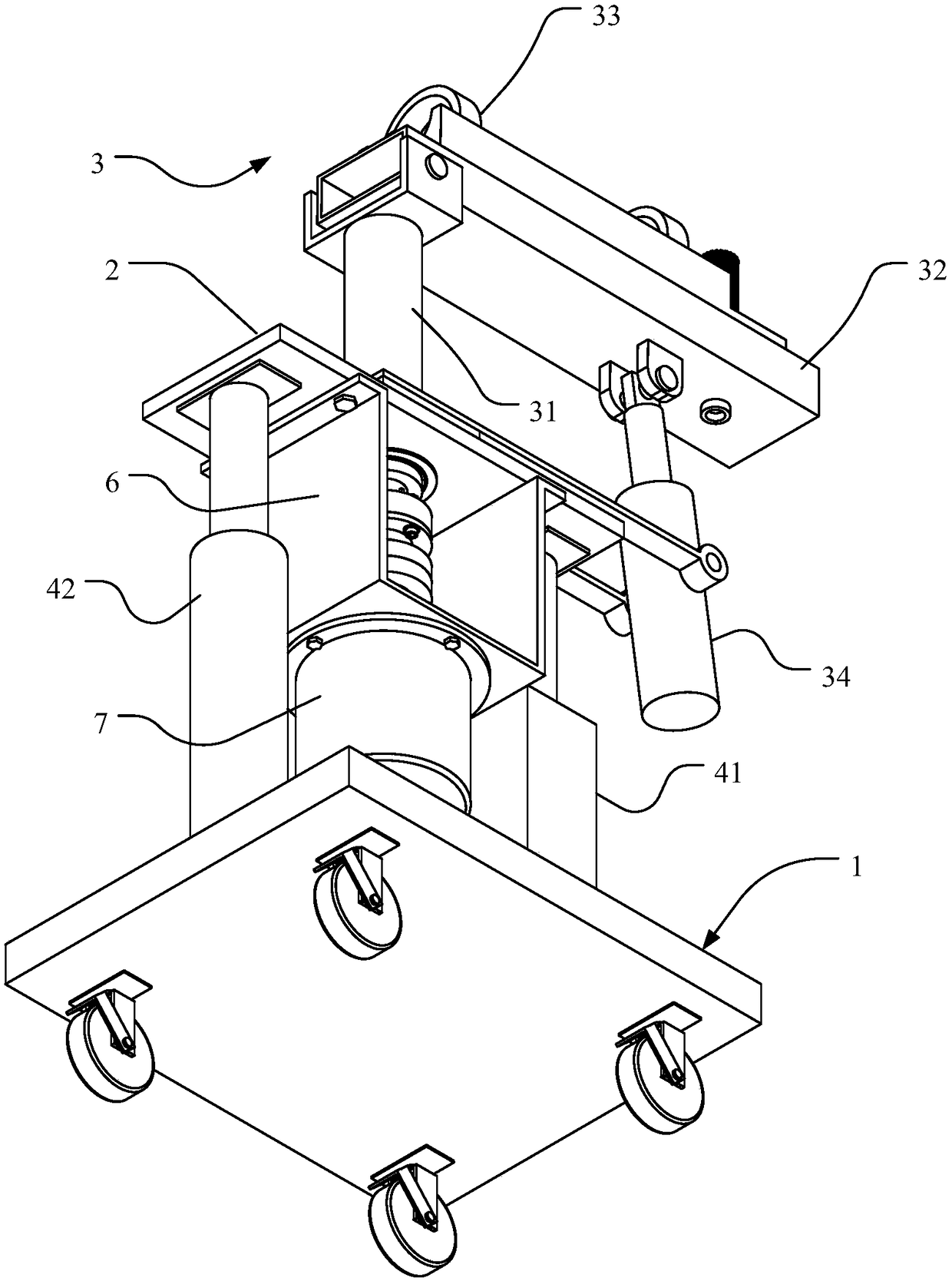 Medical instrument for rehabilitation training of shoulder joint