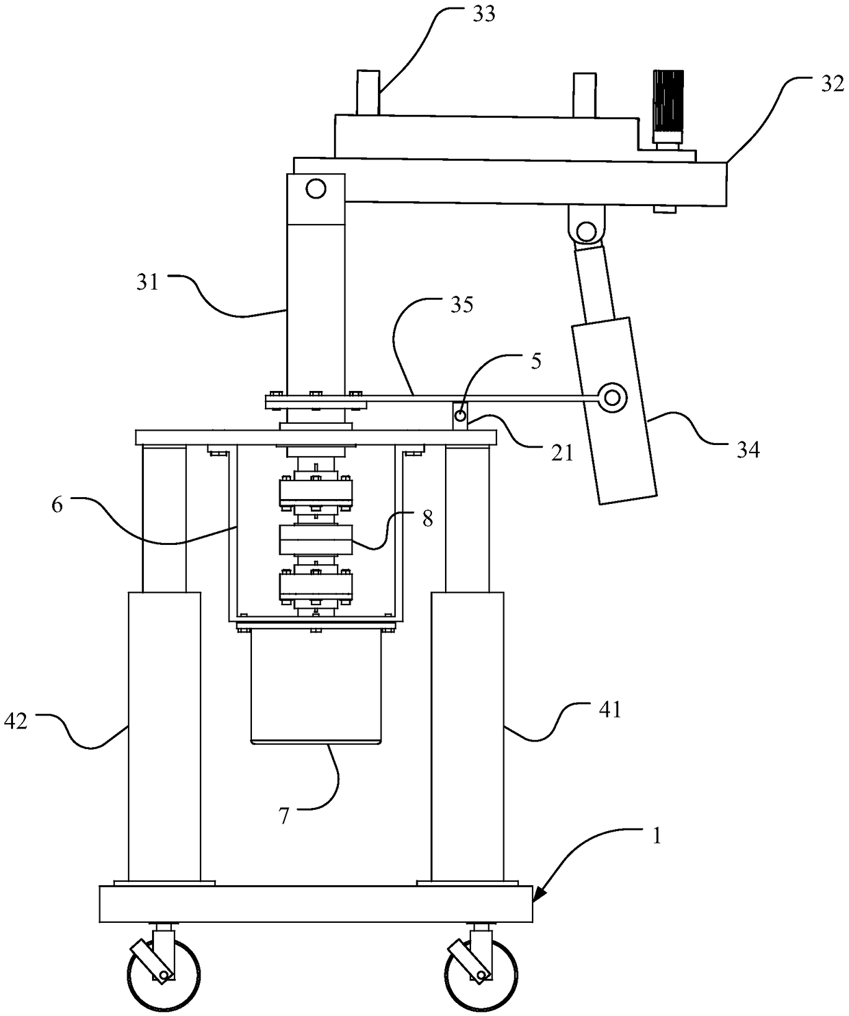 Medical instrument for rehabilitation training of shoulder joint