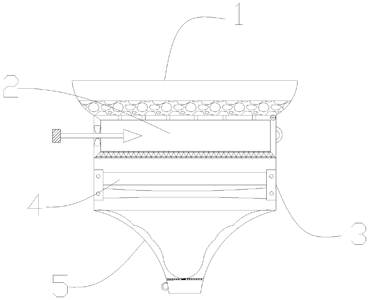 Ginseng squeezing device