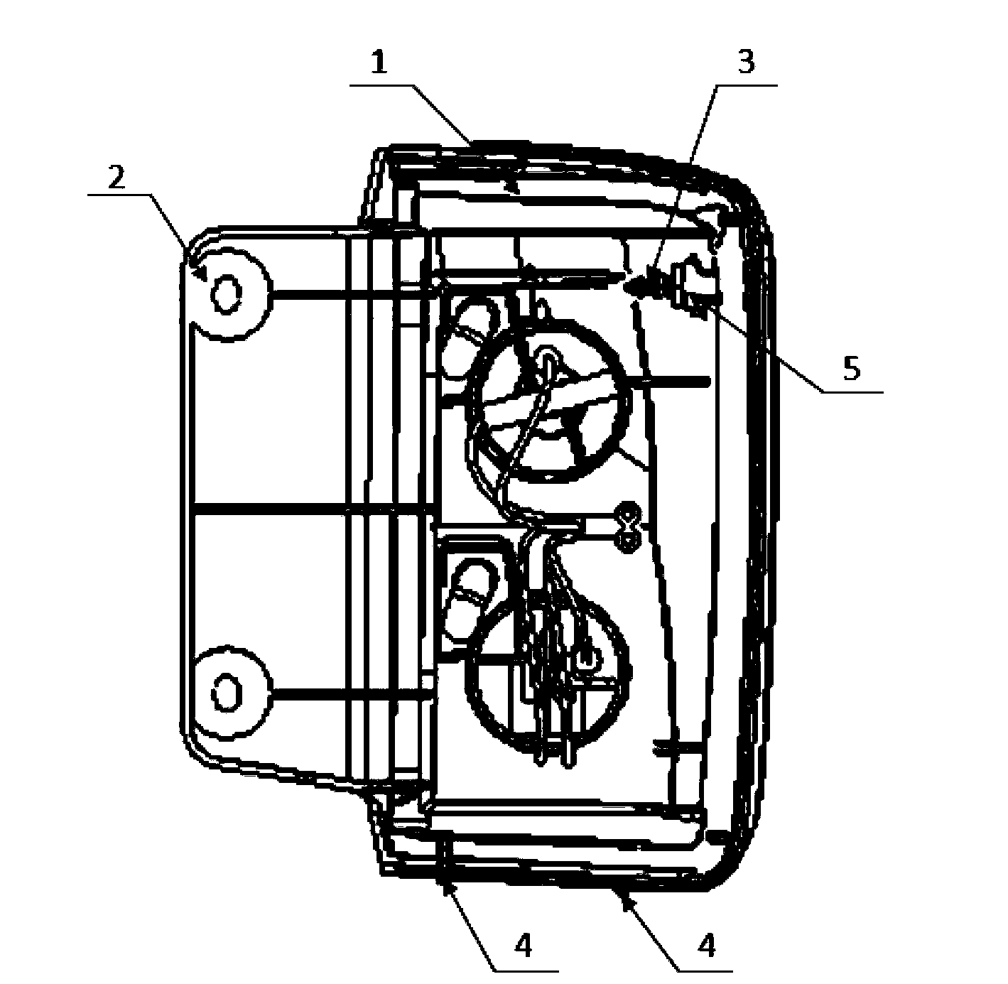 Combination tail lamp for automobile