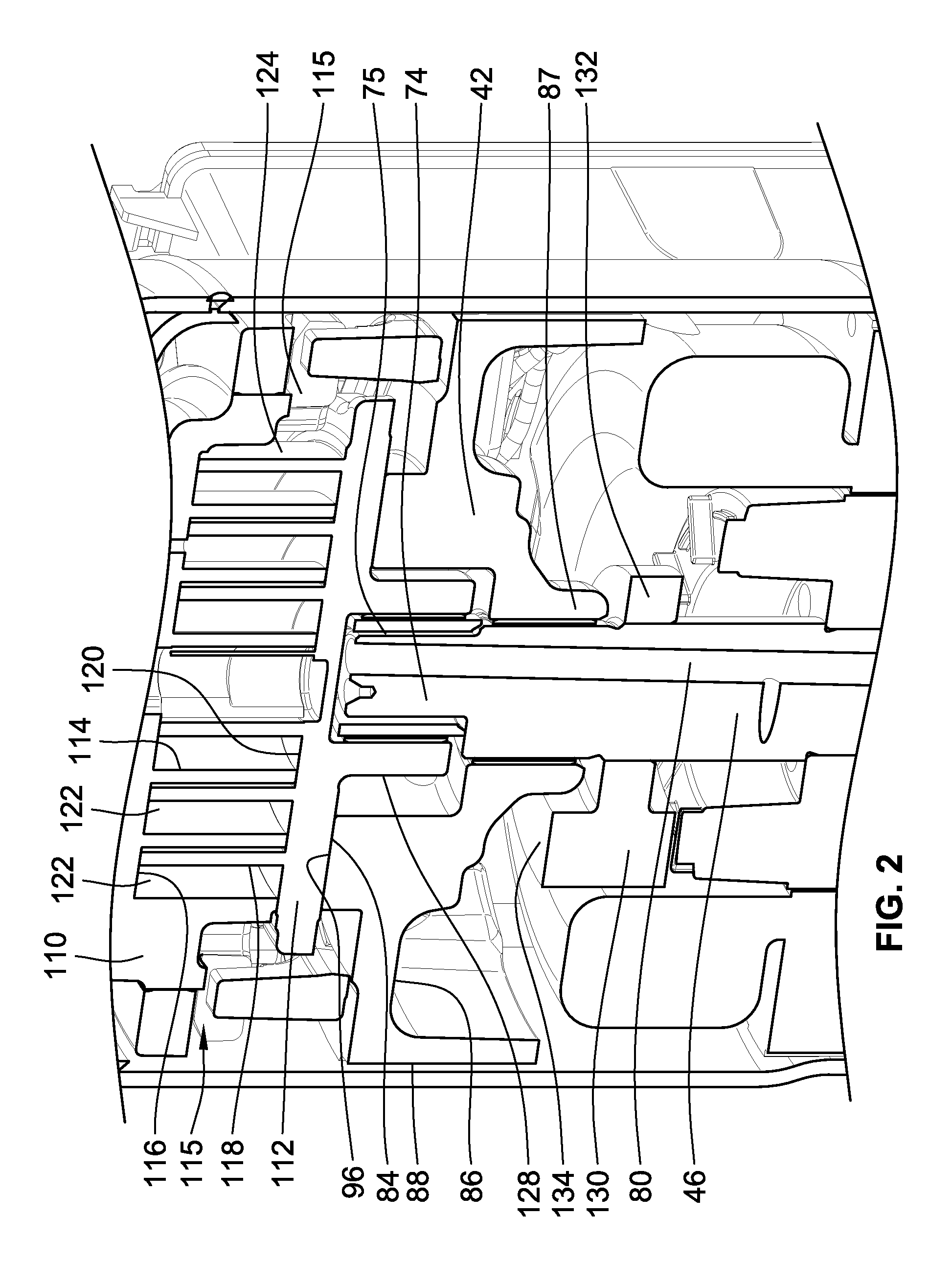 Floating scroll seal with retaining ring