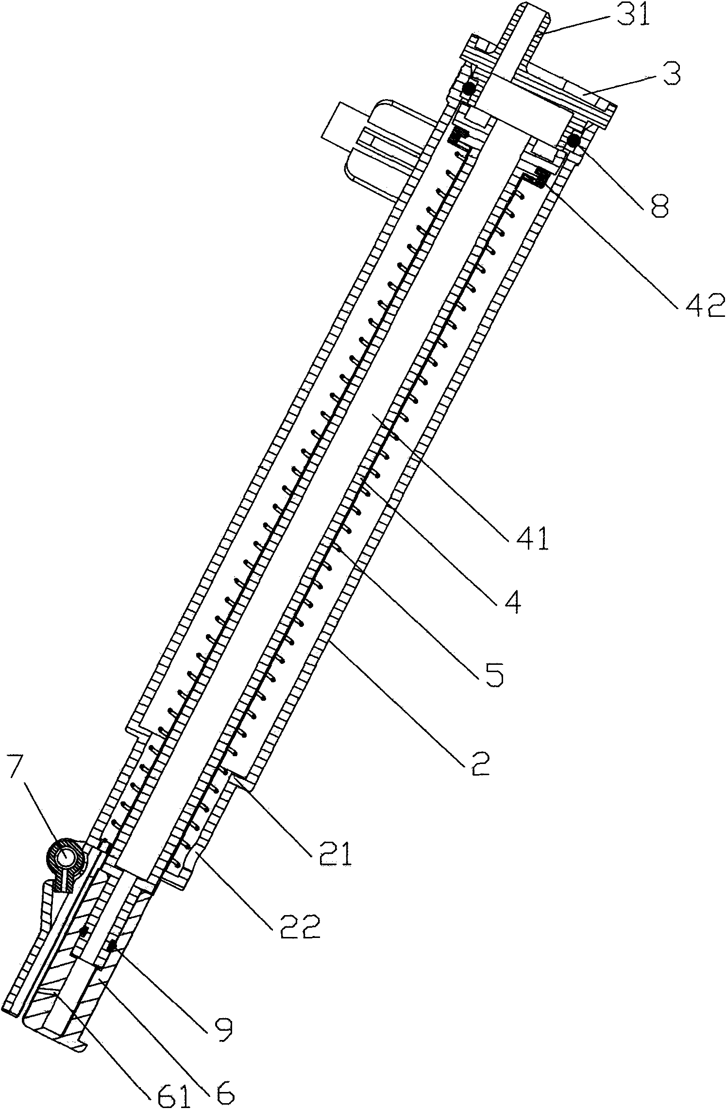 Private-anus flusher of seat type toilet