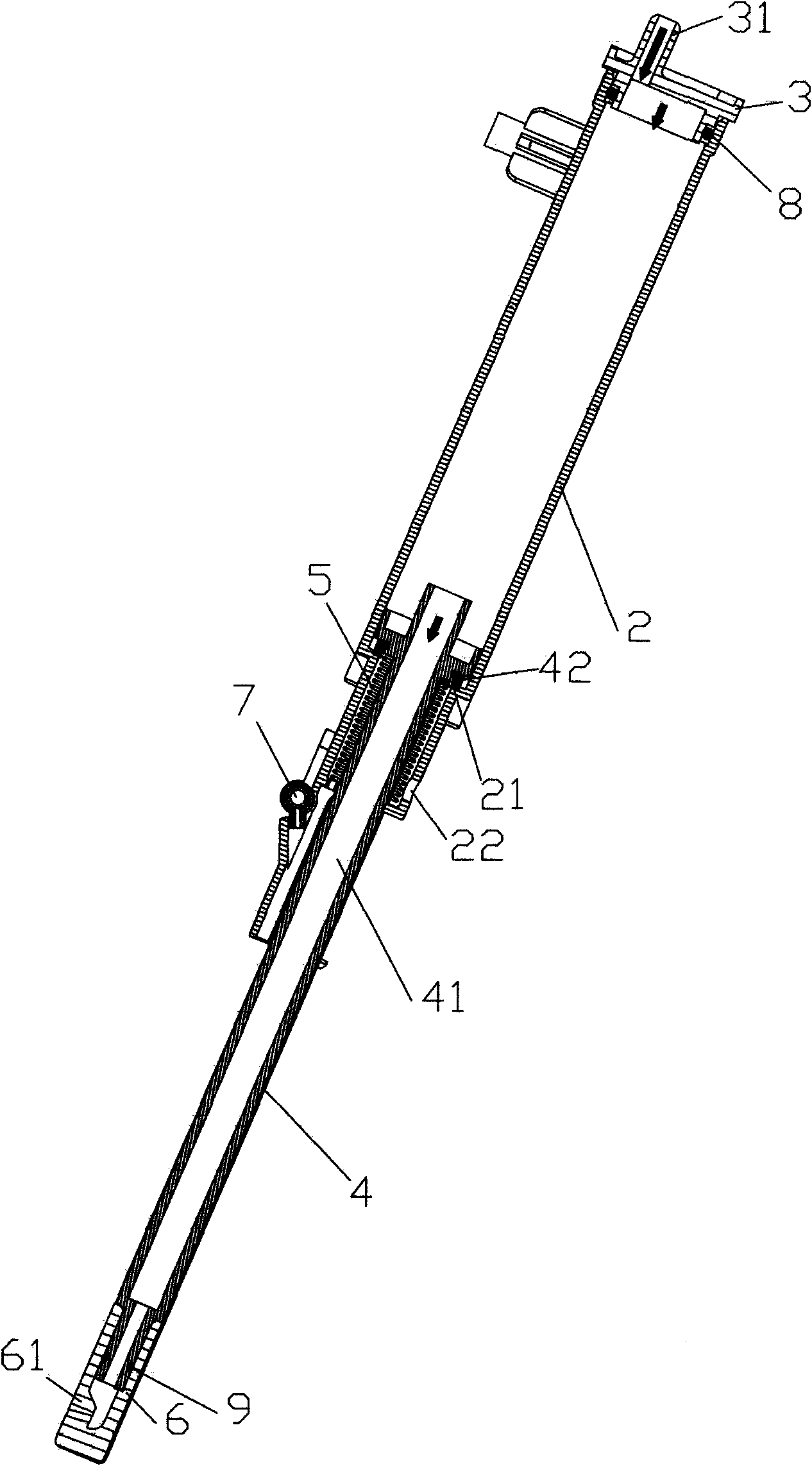 Private-anus flusher of seat type toilet