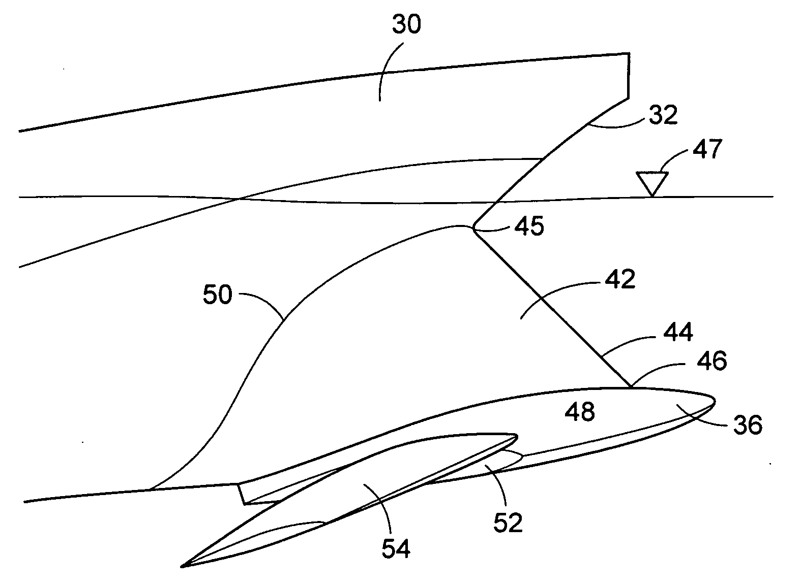 Bow lifting body