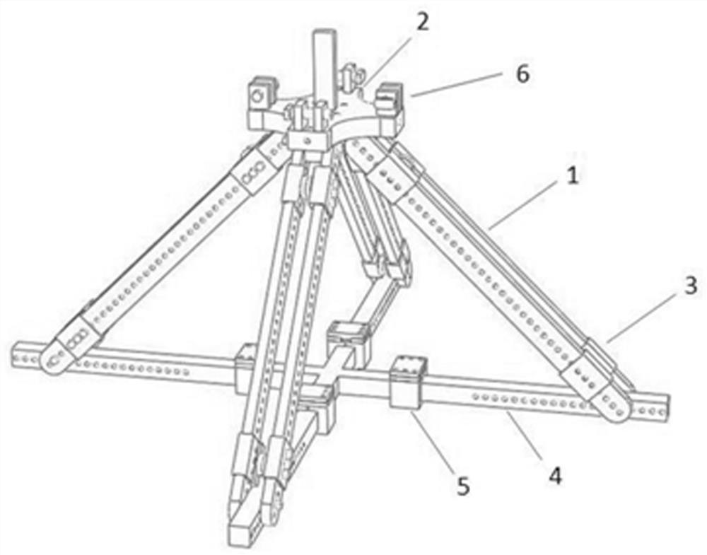 Biaxial tensile mechanical property testing device and method for multi-configuration test piece