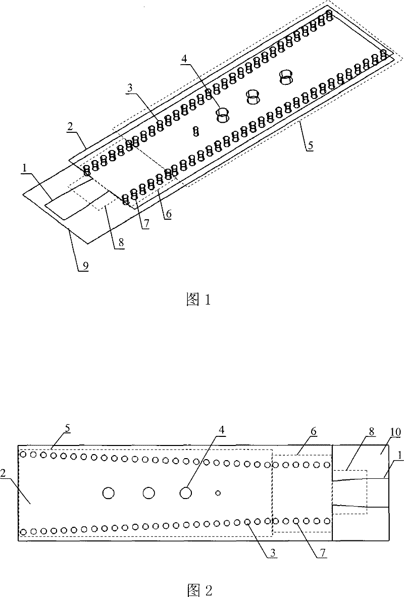 H face sectoral horn antenna including filter function