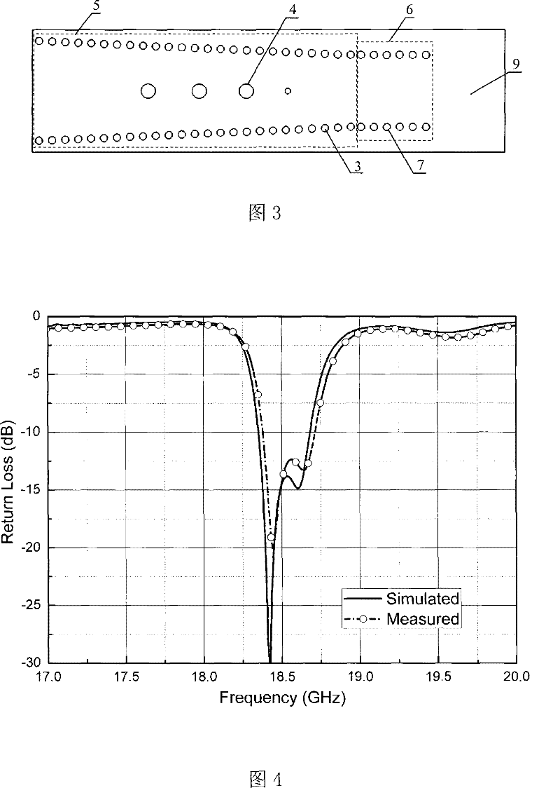 H face sectoral horn antenna including filter function