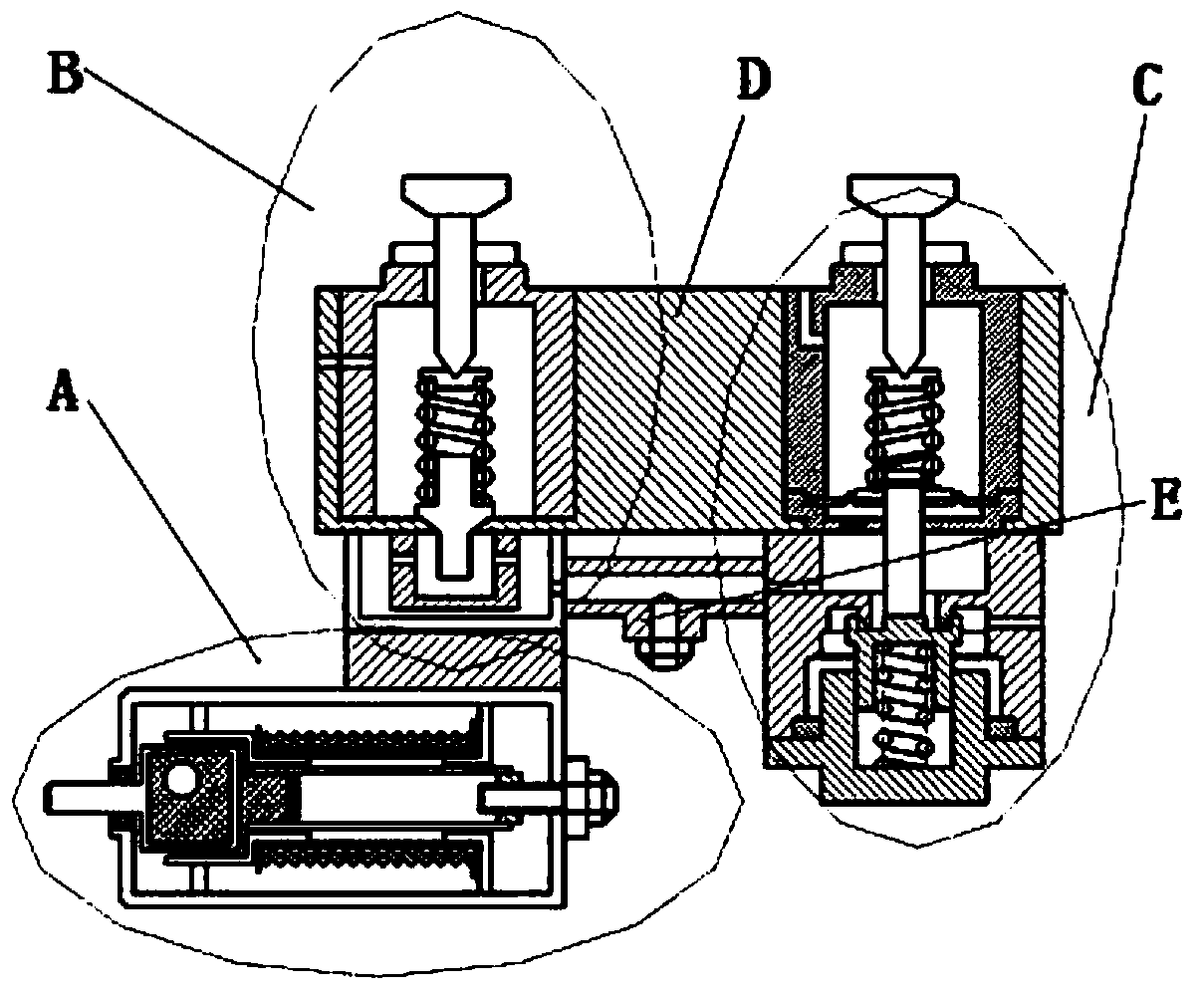 Voltage transformation type speed measurement device for magnetic liquid