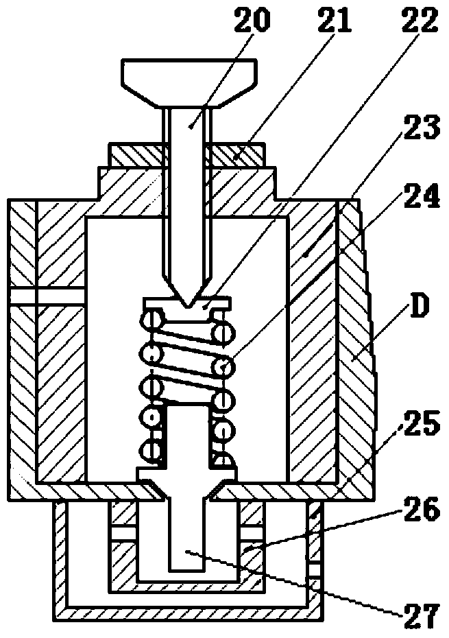 Voltage transformation type speed measurement device for magnetic liquid