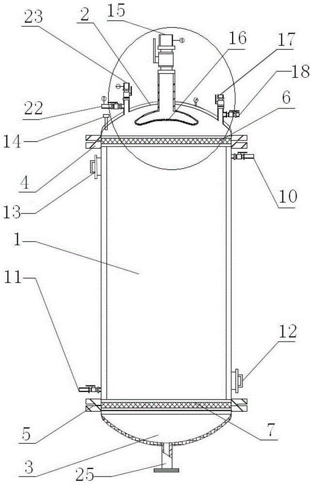 A column chromatography device with alarm function