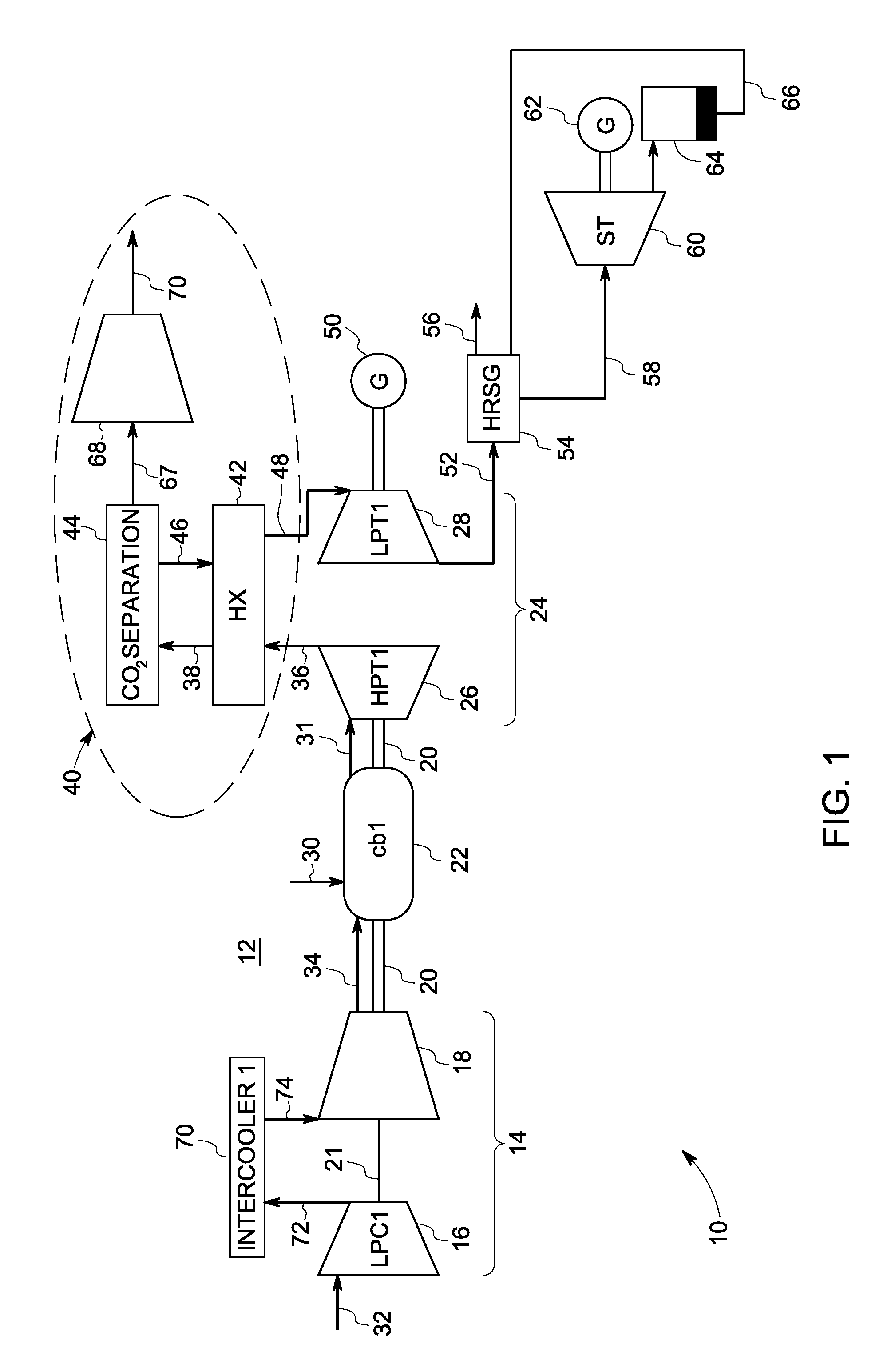 Systems and methods for power generation with carbon dioxide isolation