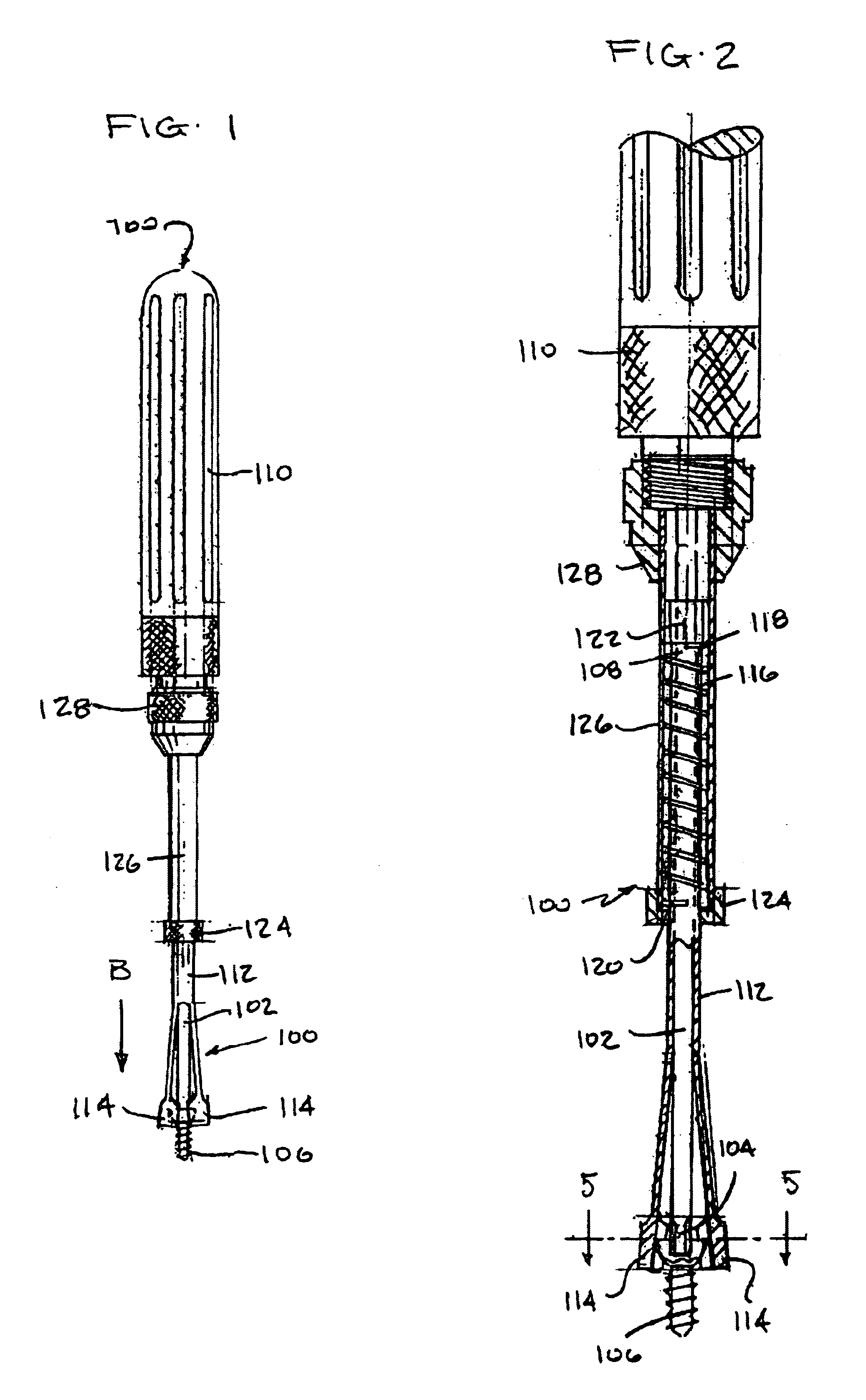 Spring-loaded threaded fastener holder