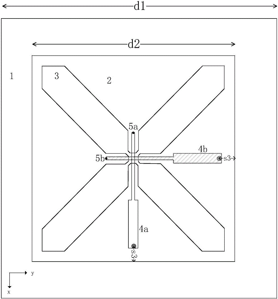 Embedded broadband dually-polarized antenna