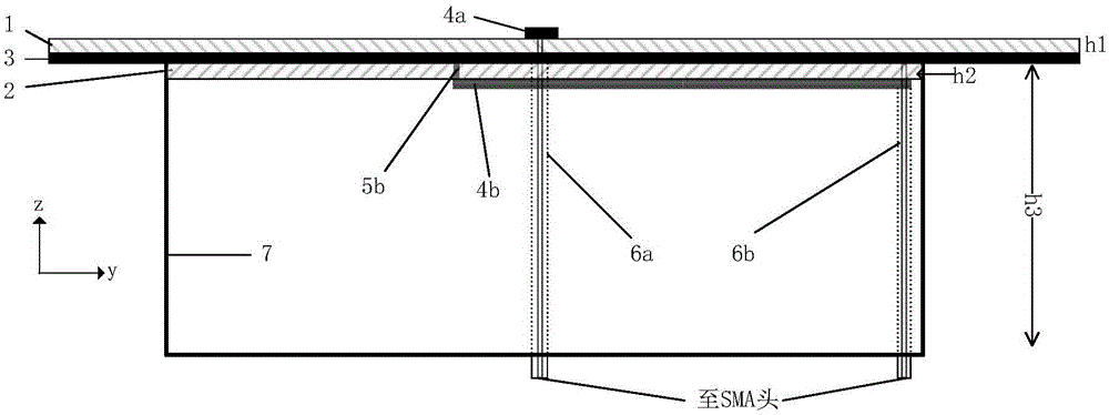 Embedded broadband dually-polarized antenna