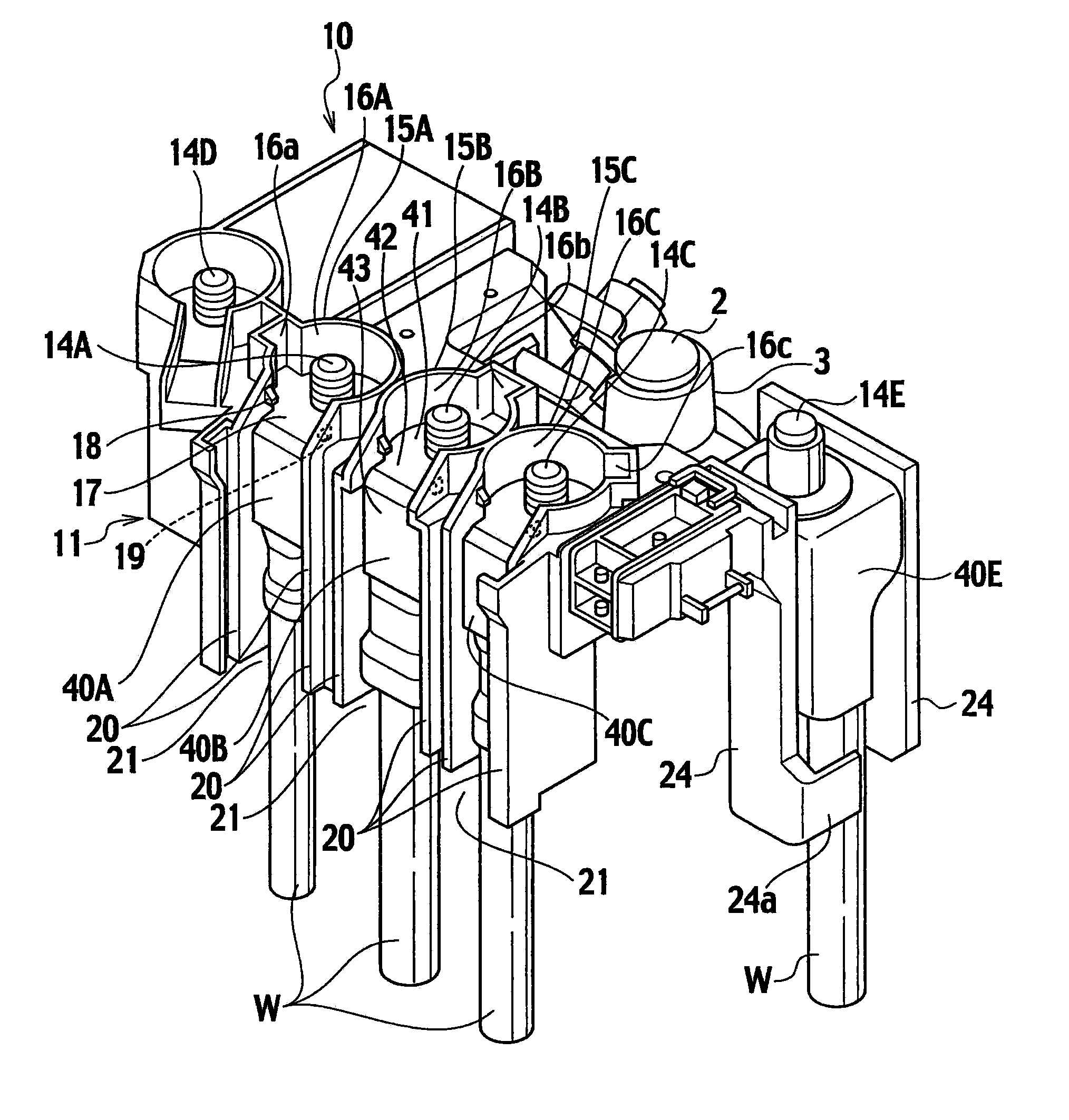 Terminal Connection Structure