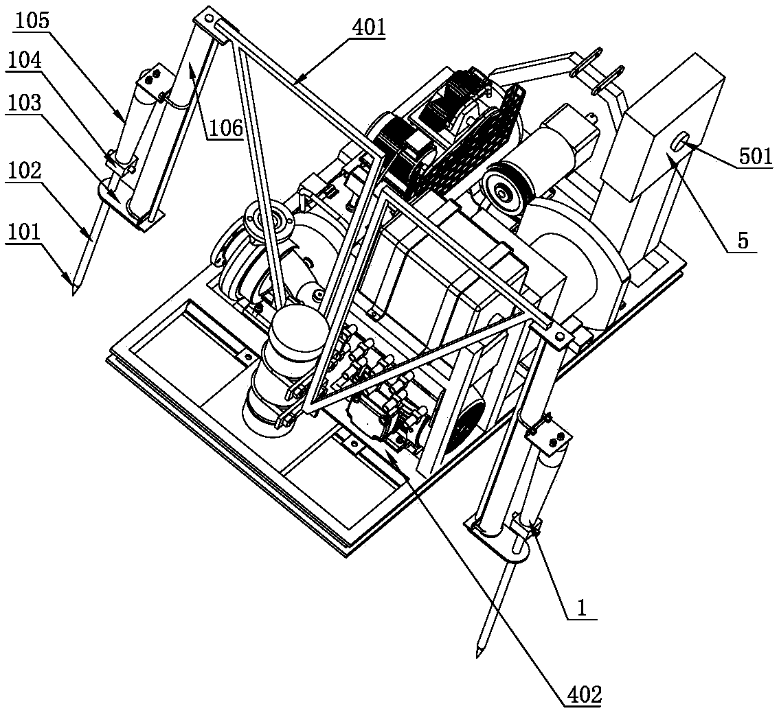 A pneumatic soil loosening and fertilizing device and method