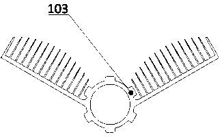 LED road lamp using extruded radiator as main lamp structure