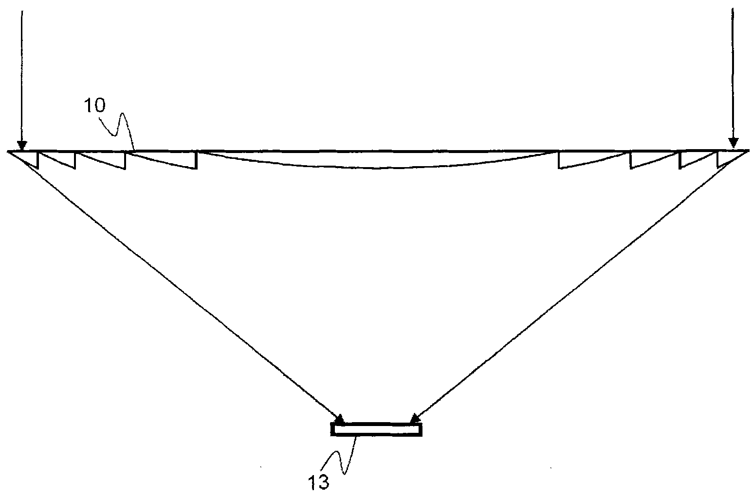 Three-dimensional concentrating solar cell system