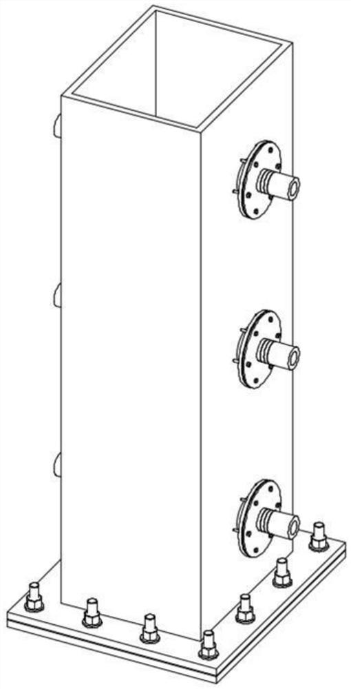 A multi-frequency ultrasonic flotation bubble-enhanced mineralization device