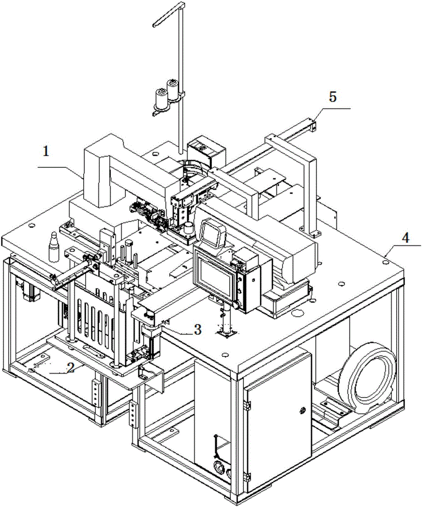 Automatic sleeve cuffs buttonholing and button attaching sewing machine