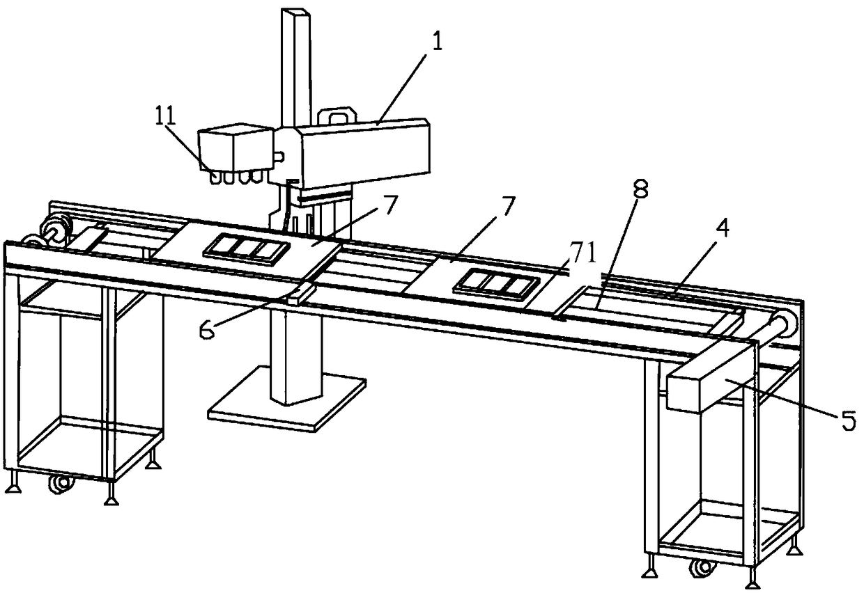 Automatic product surface treatment process method