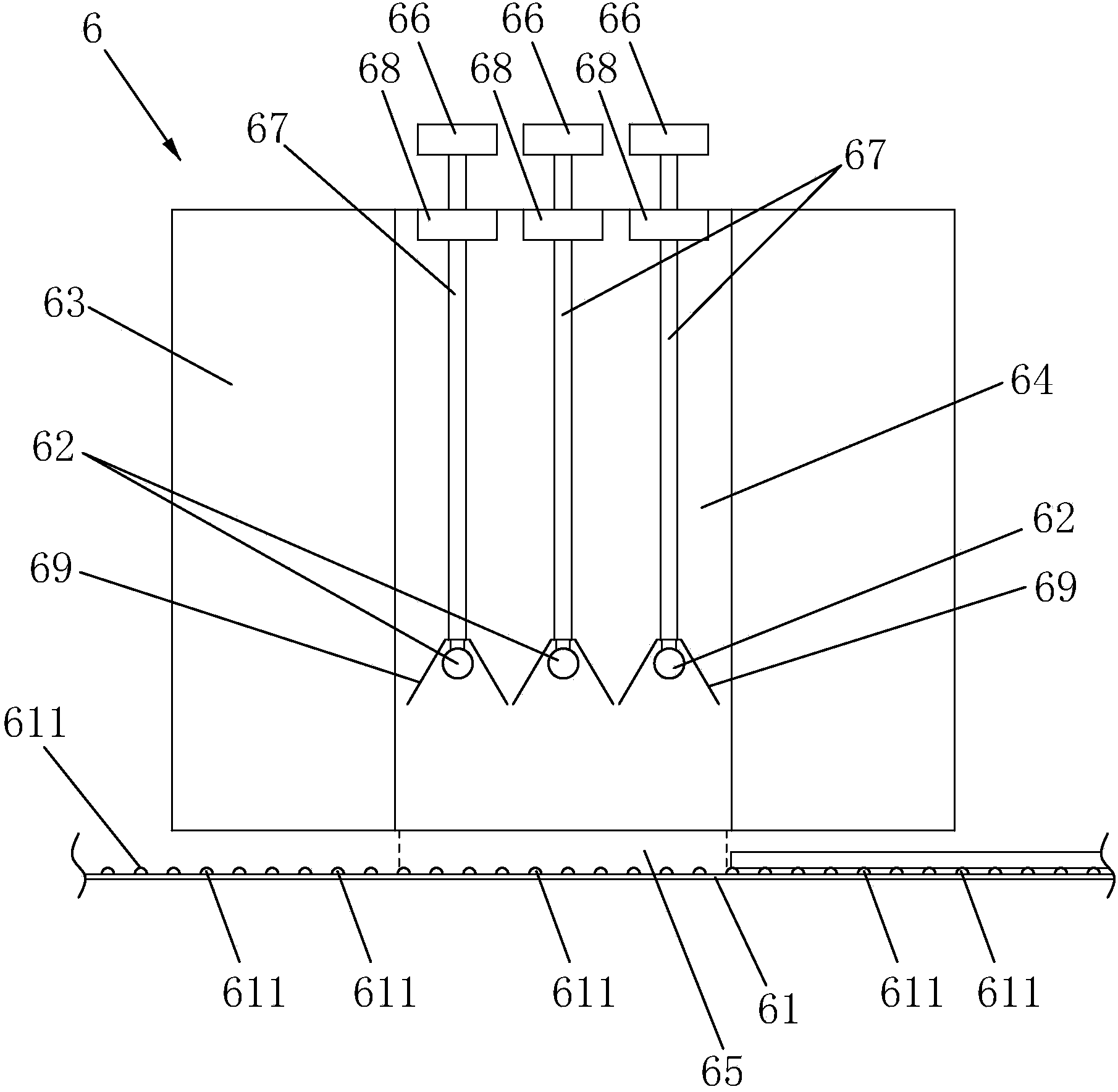 Environment-friendly board painting device capable of removing formaldehyde