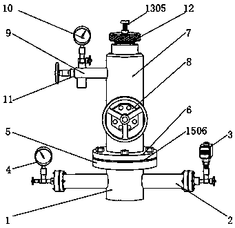 Geothermal water temperature and pressure & on-site real-time detection integrated device and method