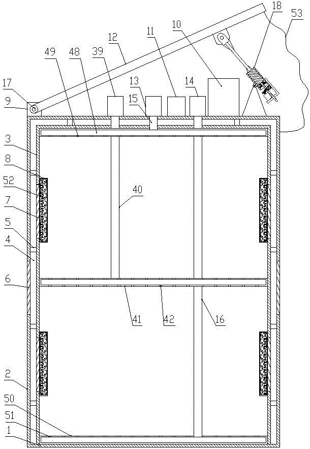 Ventilative dustproof damp-proof outdoor power equipment installation room