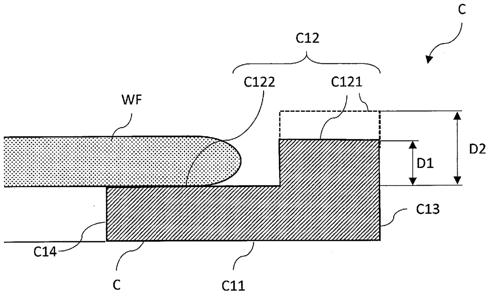 Vapor phase growth device and carrier used in same